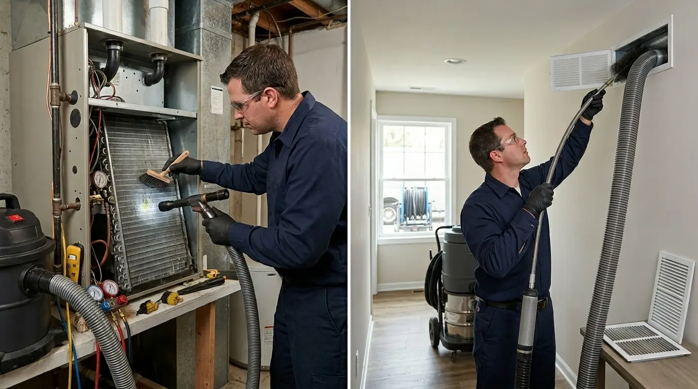HVAC Cleaning vs Air Duct Cleaning